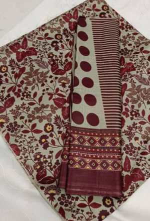 Bin Saeed Lawn Unstitched 3-Piece Suit for Women