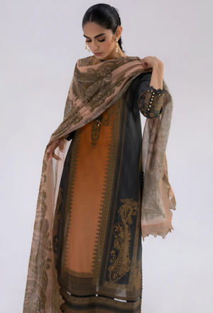 Sana Safinaz Lawn Unstitched 3-Piece Suit – Collection 2025 Pakistan