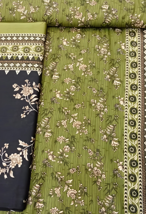 Bin Saeed Lawn Unstitched 3-Piece Suit for Women