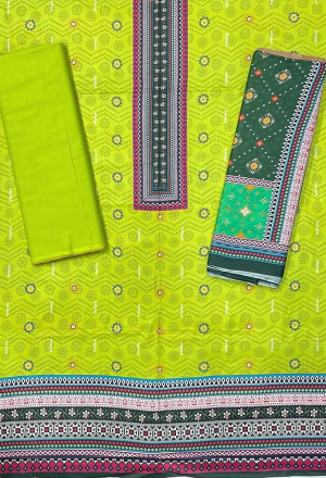 Bin Saeed Lawn Unstitched 3-Piece Suit for Women